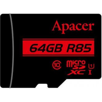 Apacer R85 microSDXC 64GB Class 10 U1 with Adapter