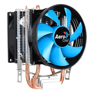 AEROCOOL ψύκτρα VERKHO-2-DUAL, 2x fan, 2300rpm, 27dBA, 59.6CFM
