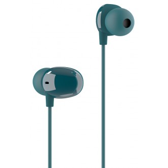 YISON earphones με μικρόφωνο X5, 3.5mm, 1.2m, μπλε