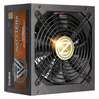 ZALMAN τροφοδοτικό Watttera 1000W ZM1000-EBTII, Active PFC, 80 Plus Gold