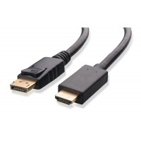 POWERTECH καλώδιο DisplayPort 1.2v(M) σε HDMI 1.4v(M), PTN3361, CCS, 1m
