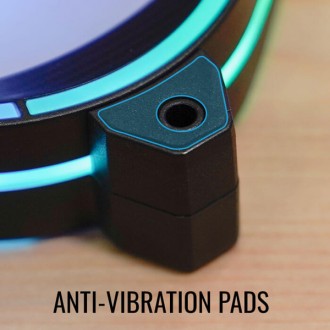 AEROCOOL LED ανεμιστήρας ASTRO-12F, 6-pin connector, 120mm, ARGB