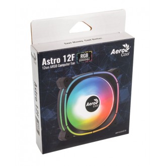 AEROCOOL LED ανεμιστήρας ASTRO-12F, 6-pin connector, 120mm, ARGB