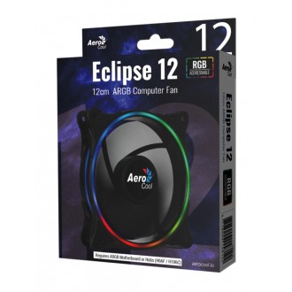 AEROCOOL LED ανεμιστήρας ECLIPSE-12, 6-pin connector, 120mm, ARGB