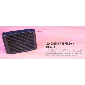 AEROCOOL liquid cooler MIRAGE-L120, 120mm, LED RGB, 1x fan