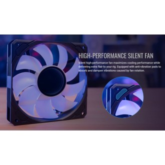 AEROCOOL liquid cooler MIRAGE-L120, 120mm, LED RGB, 1x fan