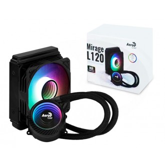 AEROCOOL liquid cooler MIRAGE-L120, 120mm, LED RGB, 1x fan