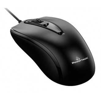 POWERTECH set ποντίκι & πληκτρολόγιο PT-933, ενσύρματο, 1000dpi, μαύρο