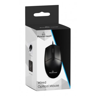 POWERTECH ενσύρματο ποντίκι PT-964, οπτικό, 1000DPI, μαύρο POWERTECH ενσύρματο ποντίκι PT-964, οπτικό, 1000DPI, μαύρο