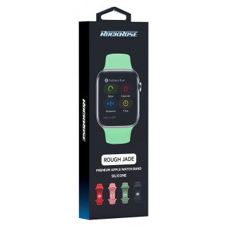 ROCKROSE band σιλικόνης Rough Jade για Apple Watch 42/44mm, mint