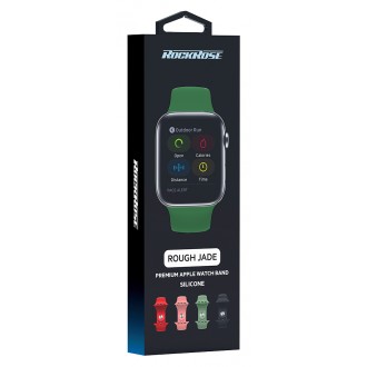 ROCKROSE band σιλικόνης Rough Jade για Apple Watch 42/44mm, πράσινο
