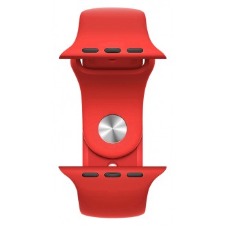 ROCKROSE band σιλικόνης Rough Jade για Apple Watch 42/44mm, κόκκινο