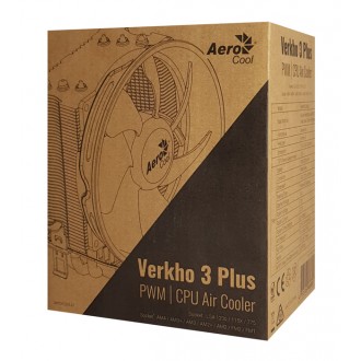 AEROCOOL ψύκτρα VERKHO-3-PLUS, 2000rpm, 26.7dBA, 55.6CFM