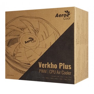 AEROCOOL ψύκτρα VERKHO-PLUS, 2000rpm, 26.5dBA, 57.23CFM