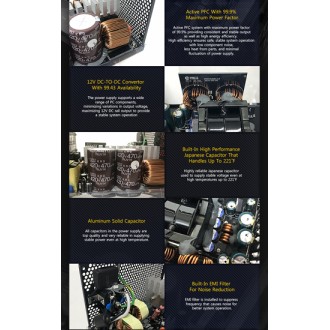 ZALMAN τροφοδοτικό Watttera 800W ZM800-EBTII, Active PFC, 80 Plus Gold